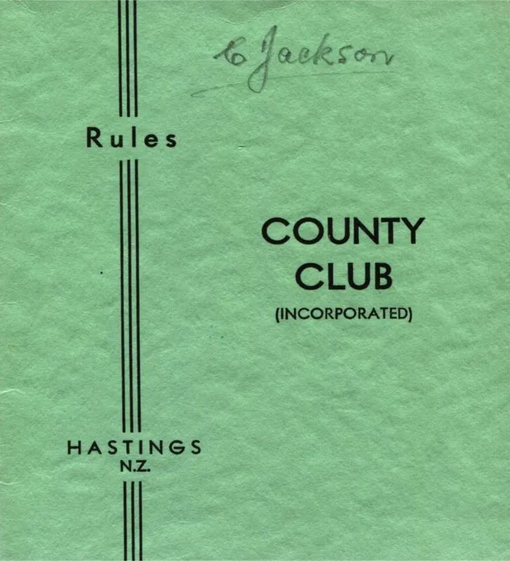 County Club Rules