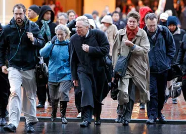Wellington commuters, 2011 Image: Wellington commuters, 2011