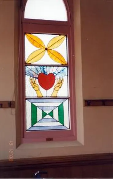 Image: Memorial window for Irene Lologa, St Luke's Church, Masterton