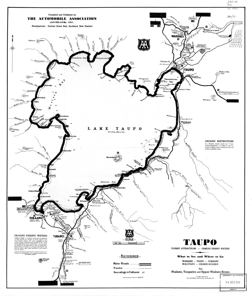 Taupo: road map
