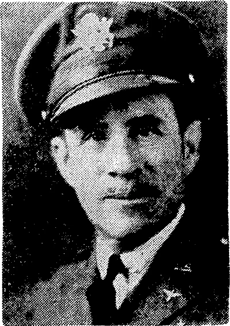 Major-General C. L. Tinker. mandcr of the Hawaiian Air Force, is missing after the naval battle off Midway Island. He left Midway on June 7 leading a flight of his army bombers to attack the Japanese fleet. His plane was last seen descending rapidly towards the sea. (Evening Post, 13 June 1942)
