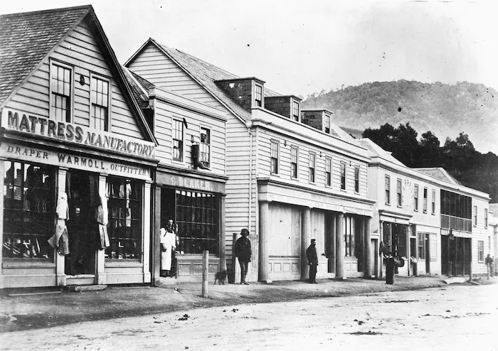 Business premises, Lambton Quay, Wellington