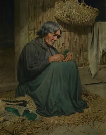 Image: The widow (Harata Rewiri Tarapata, Ngapuhi)