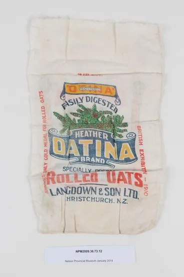 Image: Rolled Oats Bag, Oatina