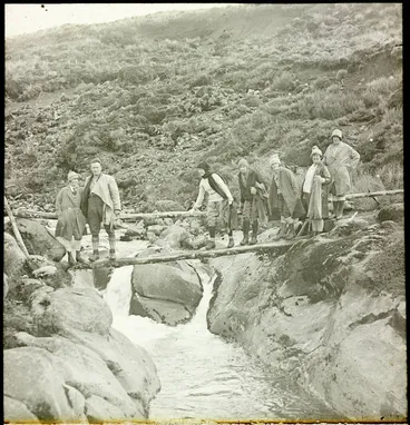 Bridge at Taranaki Falls, Tongariro National Park Image: Bridge at Taranaki Falls, Tongariro National Park