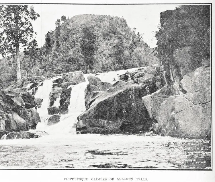 Picturesque glimpse of McLaren Falls