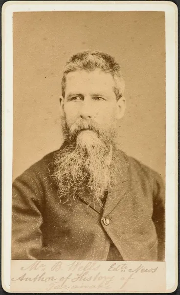 Image: Mr B. Wells, author of: History of Taranaki