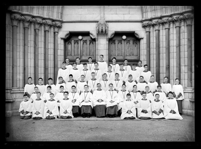 Nelson College, Christ Church Cathedral Choir, 1954