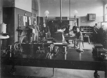 Image: Telegraph Operating Room, Post and Telegraph Office Oamaru