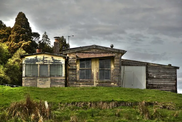 Old house, Ikamatua, West Coast, New Zealand