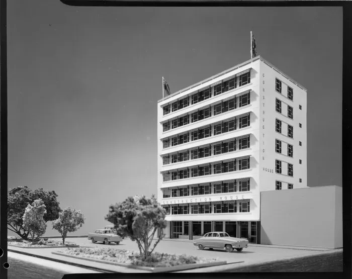 Architect concept model of high rise apartment
