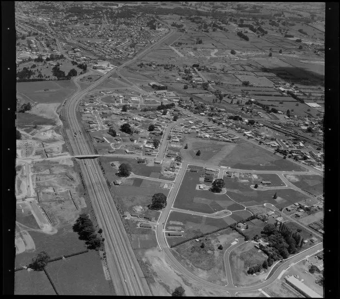 Housing developments, Takanini, Papakura District, Auckland Region