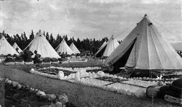 C1 Camp, Tauherenikau Camp : photograph Image: C1 Camp, Tauherenikau Camp : photograph