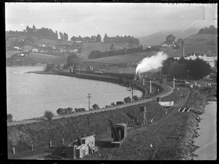 View across Sawyer's Bay, Otago Harbour, to Roseneath