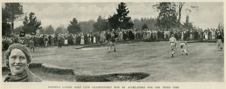 Rotorua ladies' golf club championship won by Aucklander for the third time