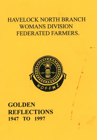 Image: WDFFNZ - Golden Reflections Booklet