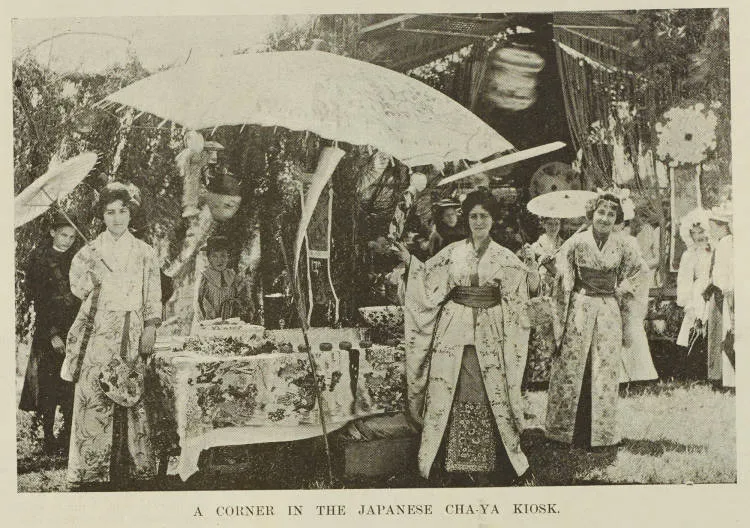 A corner in the Japanese Cha-Ya kiosk