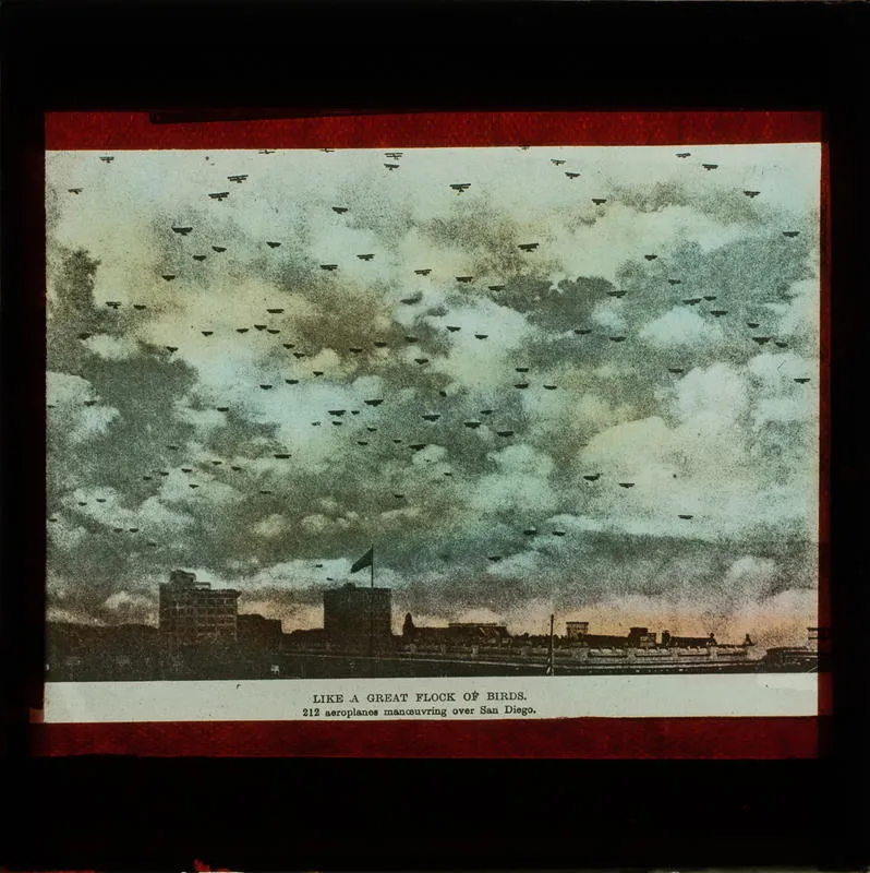 Magic lantern slides: Russo-Japanese War; Miscellaneous Navy, Army and Planes, Napoleonic