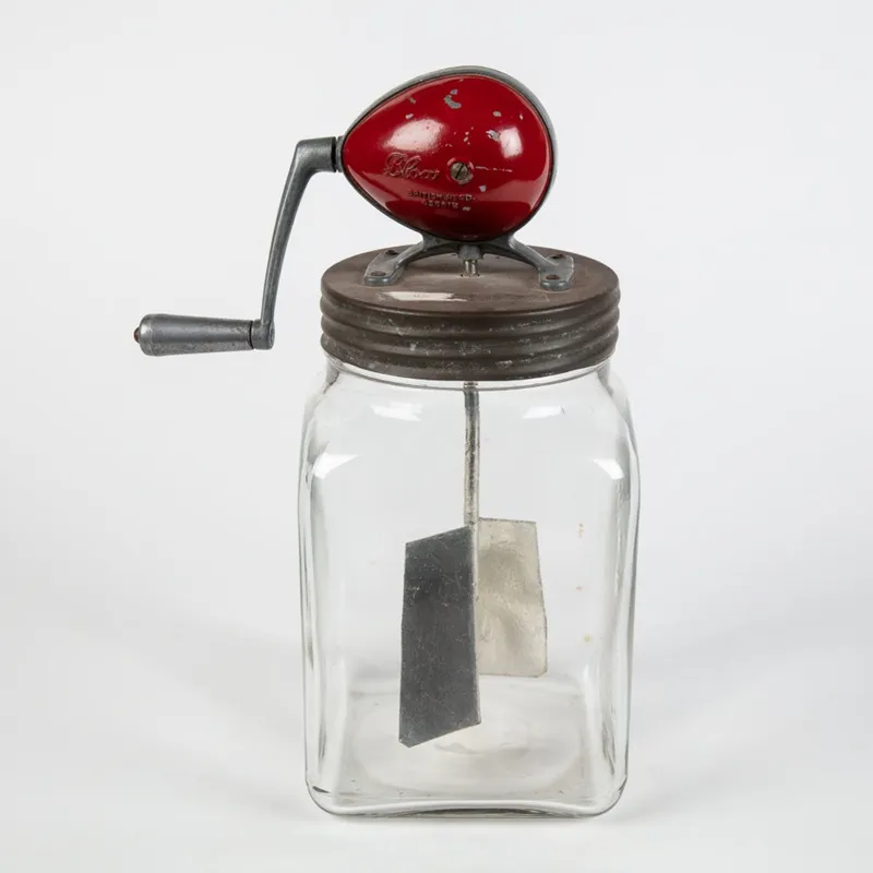 Butter Churn, Glass 'Blow'