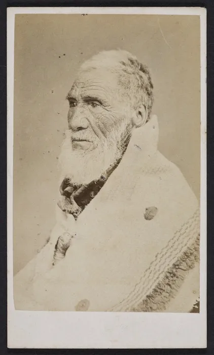 Webster, Hartley (Auckland) fl 1852-1900 :Portrait of Eruera Maihi Patuone d 1872