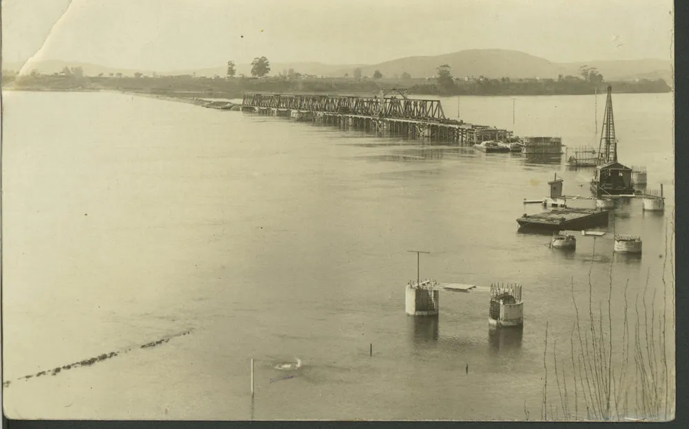 Matapihi Rail Bridge 1920s