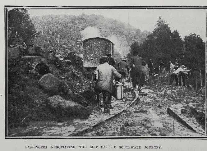 Passengers Negotiating The Slip On The Southward Journey