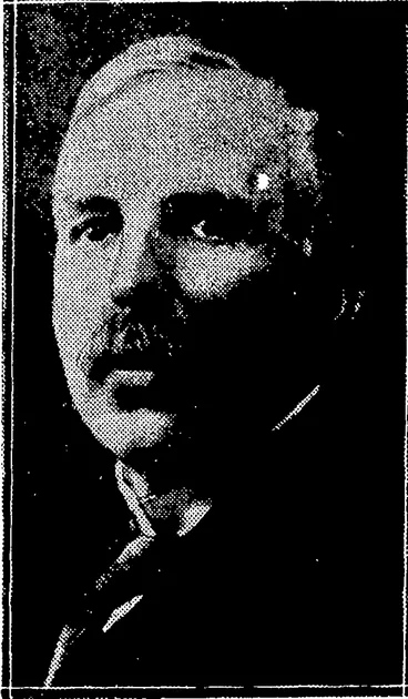Image: SIR ERNEST "RUTHERFORD, a famous New Zealander, who has been awarded the Faraday Medal for electrical science research^ (Evening Post, 28 January 1930)