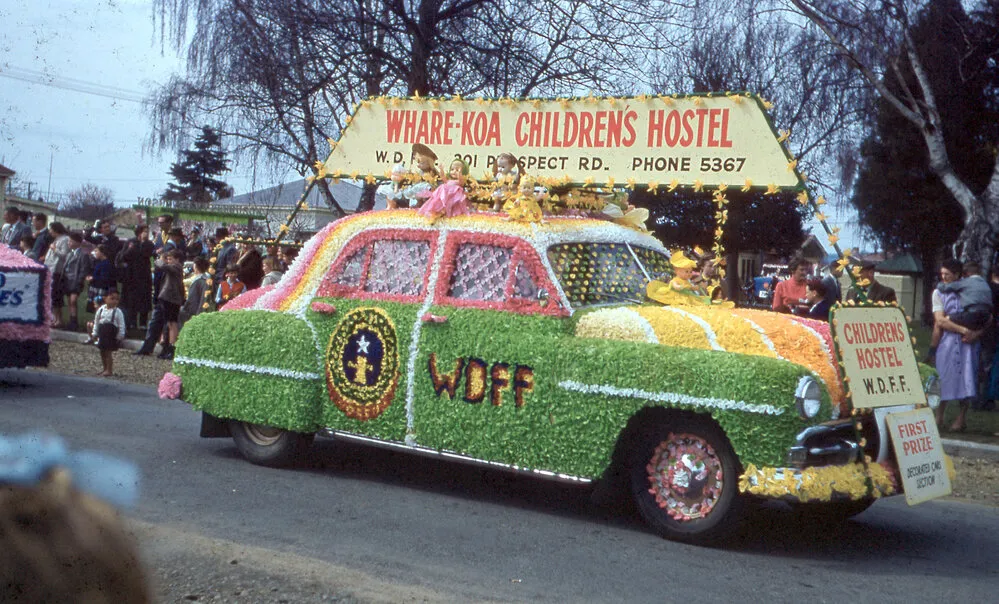 Decorated Car - Hastings Blossom Festival 1958