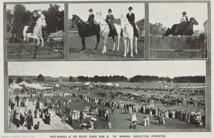 Prize-winners at the recent spring show of the Wanganui Agricultural Association