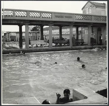 Image: The Blue Baths, thermal baths in Rotorua