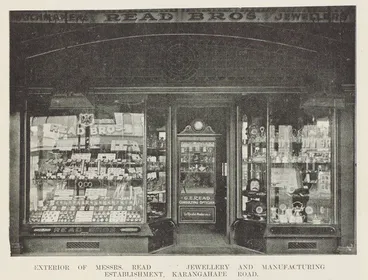 Image: Messrs. Read Bros.' Jewellery and Manufacturing Establishment, Karangahape Road
