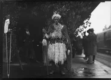 Image: Kaumatua in Rotorua during Royal Tour