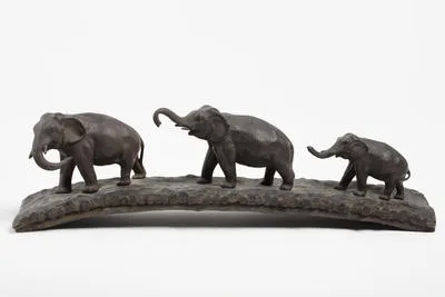figure group, elephants