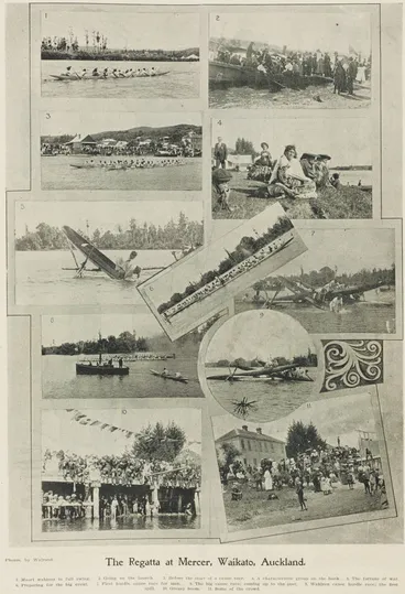 Image: The regatta at Mercer, Waikato, Auckland