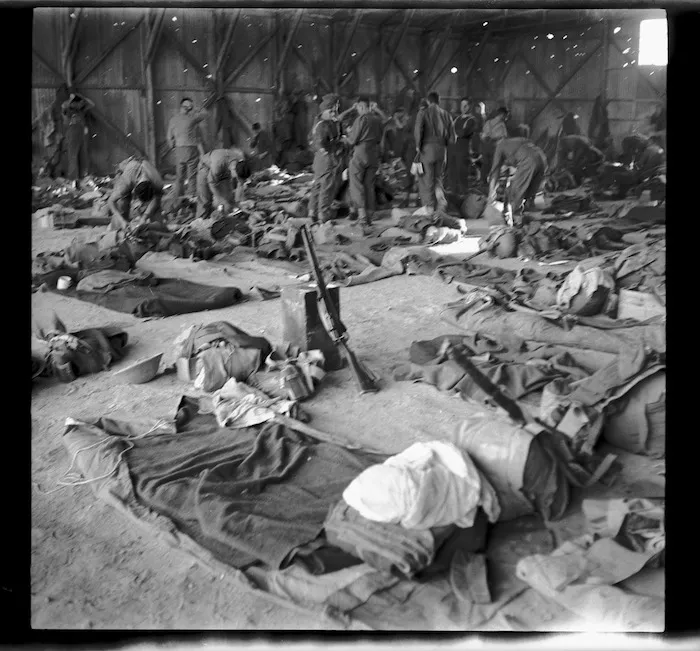 Overnight billeting station, Syria, World War II - Photograph taken by Harold Gear Paton