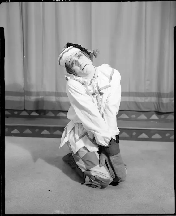 Ballet dancer Alexander Grant as Petrouchka