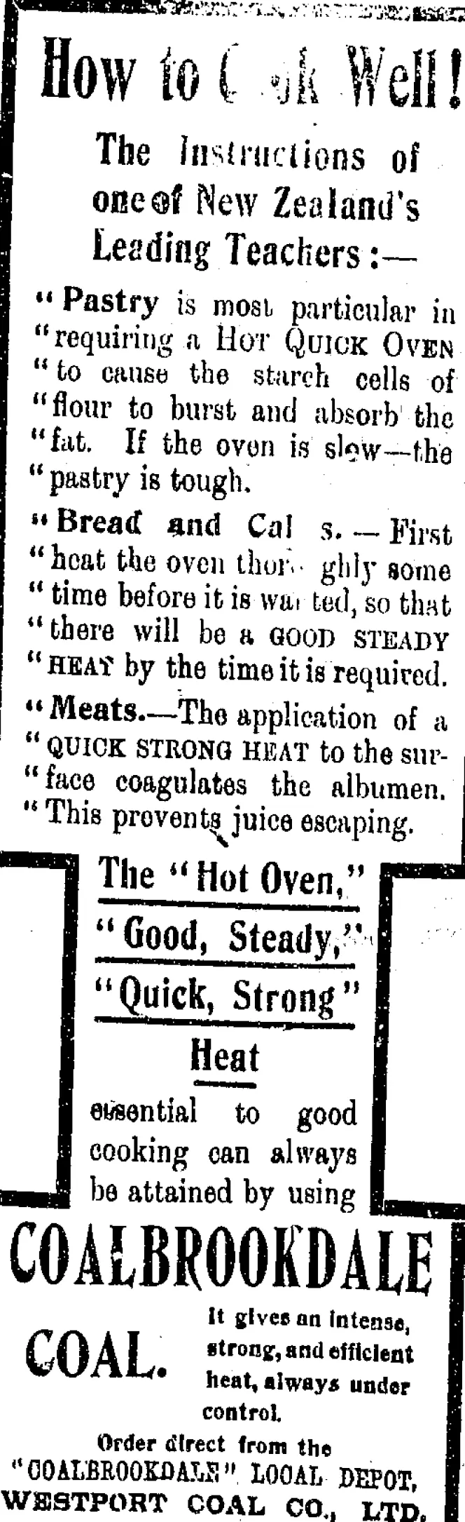Page 4 Advertisements Column 6 (Taranaki Daily News 12-5-1908)