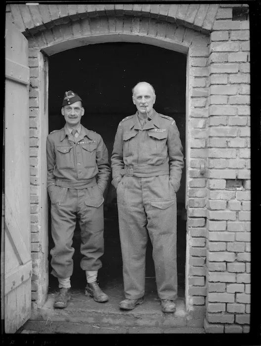 Senior British officers in Allied prisoners of war forced march - Photograph taken by Lee Hill