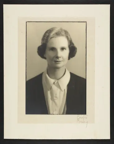 Image: Studio portrait of Agnes Isobel Stout