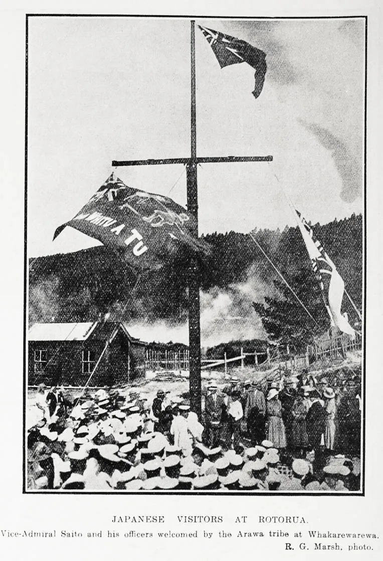 Japanese visitors at Rotorua