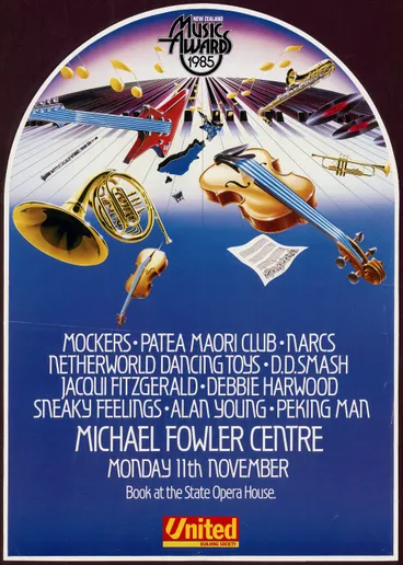 Image: New Zealand Music Awards 1985.