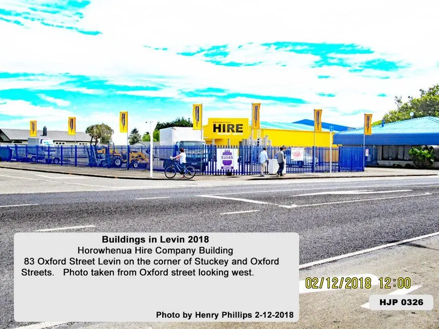 Horowhenua Hire Company Building 83 Oxford St Levin 2-12-2018