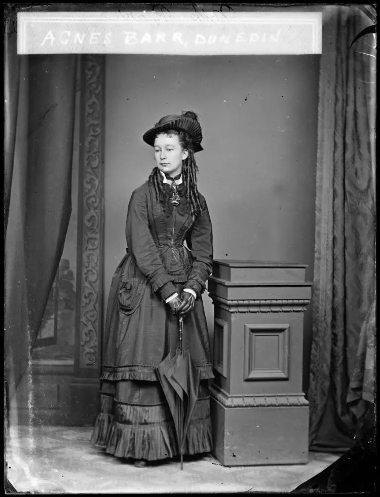 Studio portrait of Agnes Barr