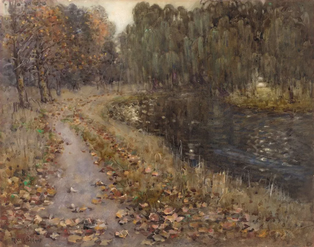 Riverside, autumn