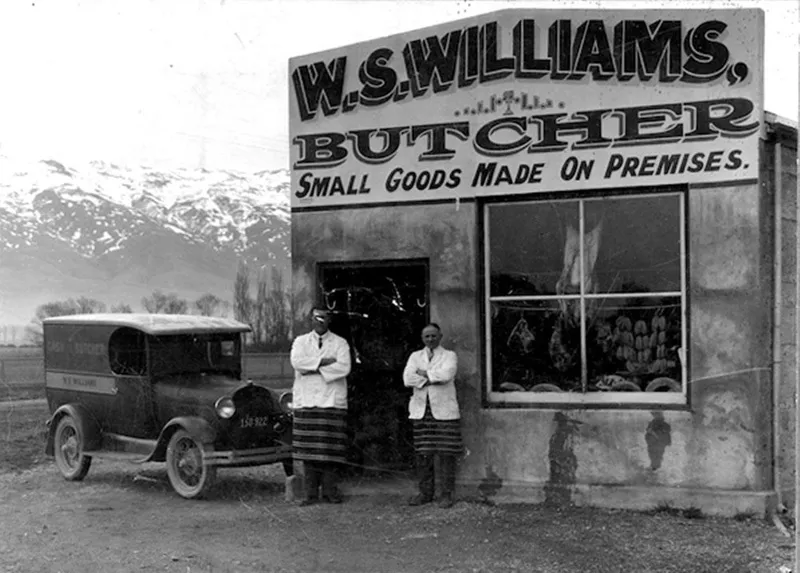 Photograph [W S William's butchery]