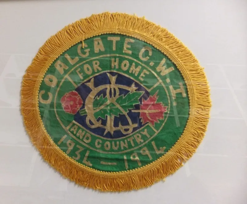 Banner, Coalgate Country Women's Institute 60 Year Anniversary