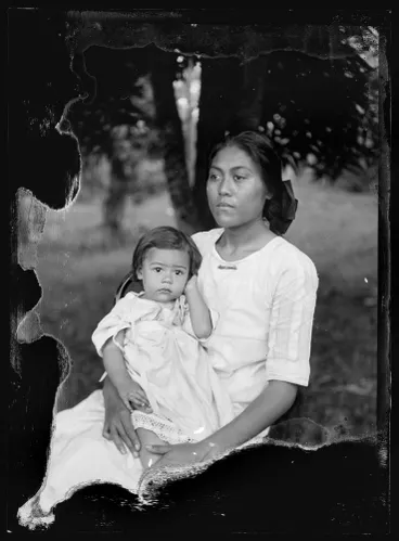 Image: Woman and child