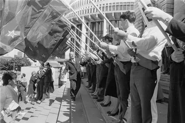 Image: Presentation of petition against homosexual law reform