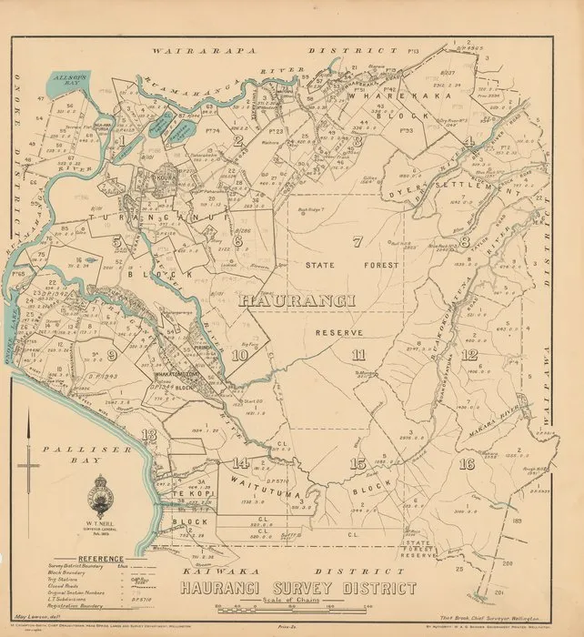 Haurangi Survey District [electronic resource] / May Lawson, delt.