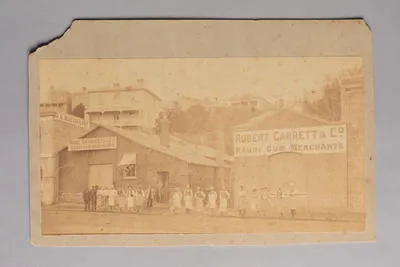Robert Garrett & Co., Kauri Gum Merchants. Fort Street.